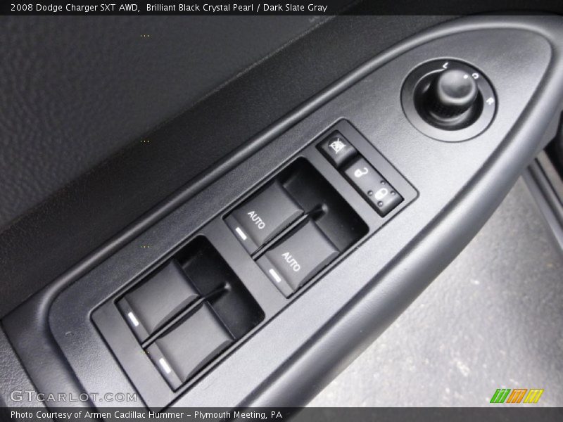 Brilliant Black Crystal Pearl / Dark Slate Gray 2008 Dodge Charger SXT AWD