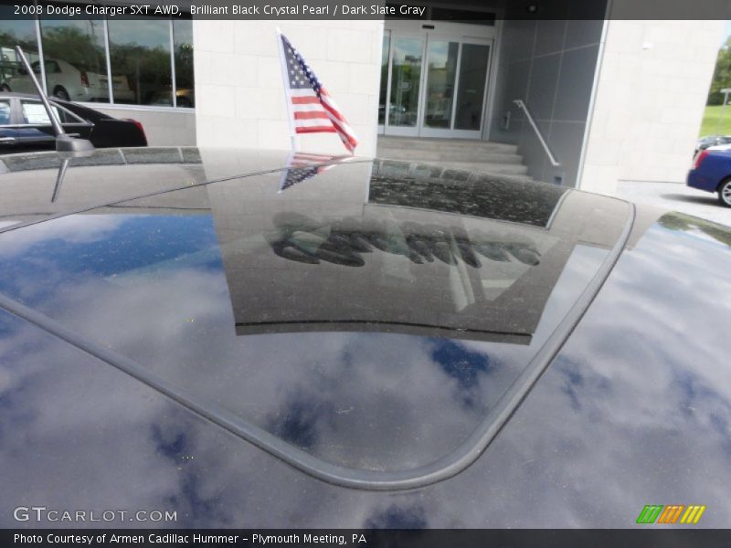 Brilliant Black Crystal Pearl / Dark Slate Gray 2008 Dodge Charger SXT AWD