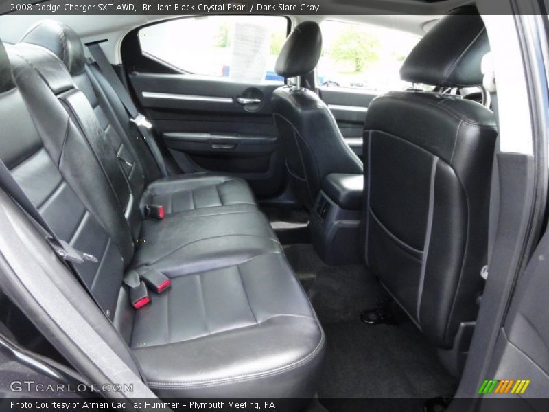 Brilliant Black Crystal Pearl / Dark Slate Gray 2008 Dodge Charger SXT AWD