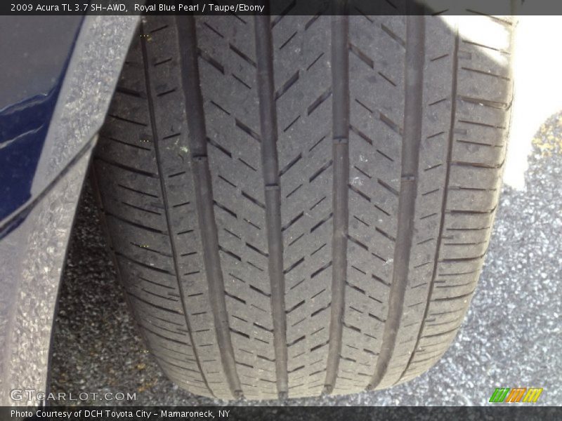 Royal Blue Pearl / Taupe/Ebony 2009 Acura TL 3.7 SH-AWD