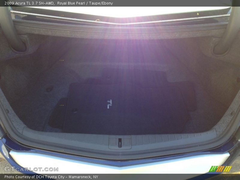 Royal Blue Pearl / Taupe/Ebony 2009 Acura TL 3.7 SH-AWD