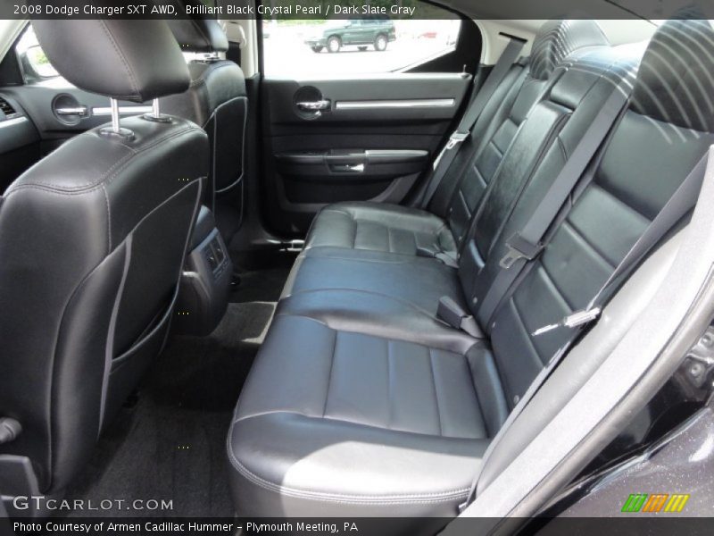 Brilliant Black Crystal Pearl / Dark Slate Gray 2008 Dodge Charger SXT AWD