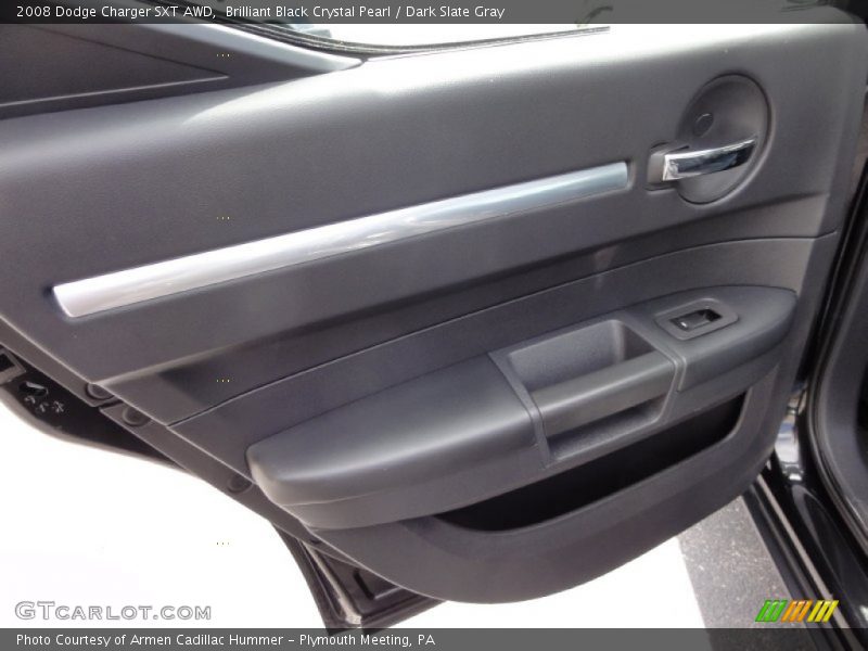 Brilliant Black Crystal Pearl / Dark Slate Gray 2008 Dodge Charger SXT AWD