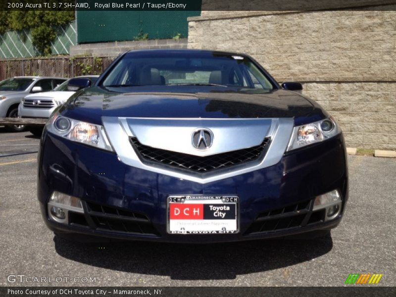 Royal Blue Pearl / Taupe/Ebony 2009 Acura TL 3.7 SH-AWD
