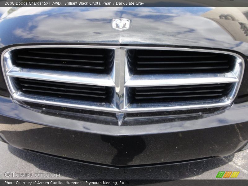 Brilliant Black Crystal Pearl / Dark Slate Gray 2008 Dodge Charger SXT AWD