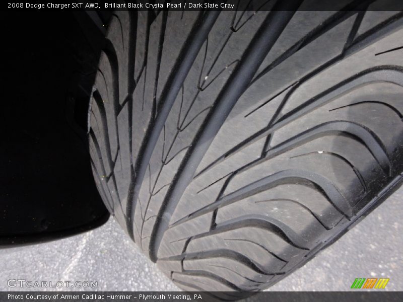 Brilliant Black Crystal Pearl / Dark Slate Gray 2008 Dodge Charger SXT AWD