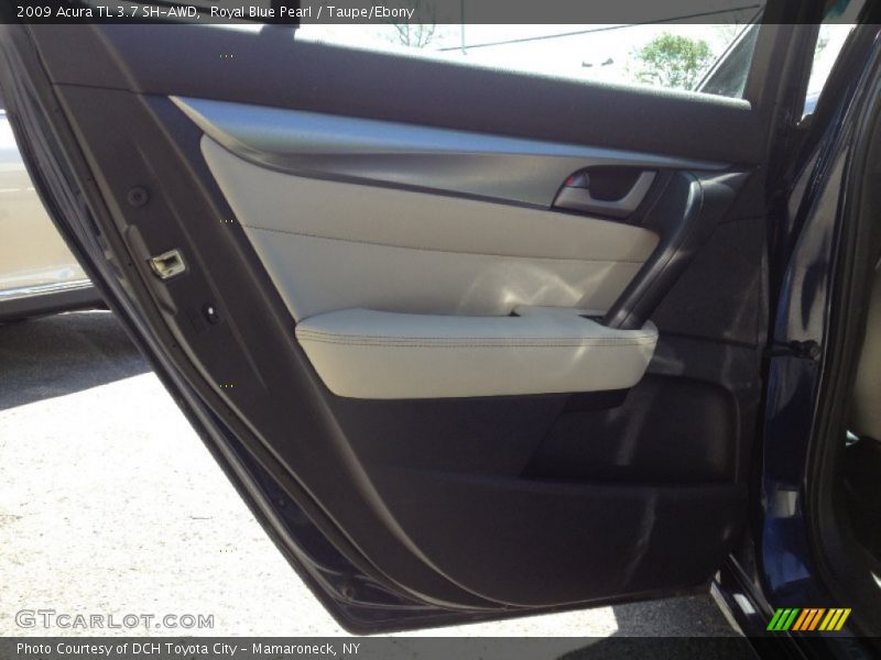 Royal Blue Pearl / Taupe/Ebony 2009 Acura TL 3.7 SH-AWD