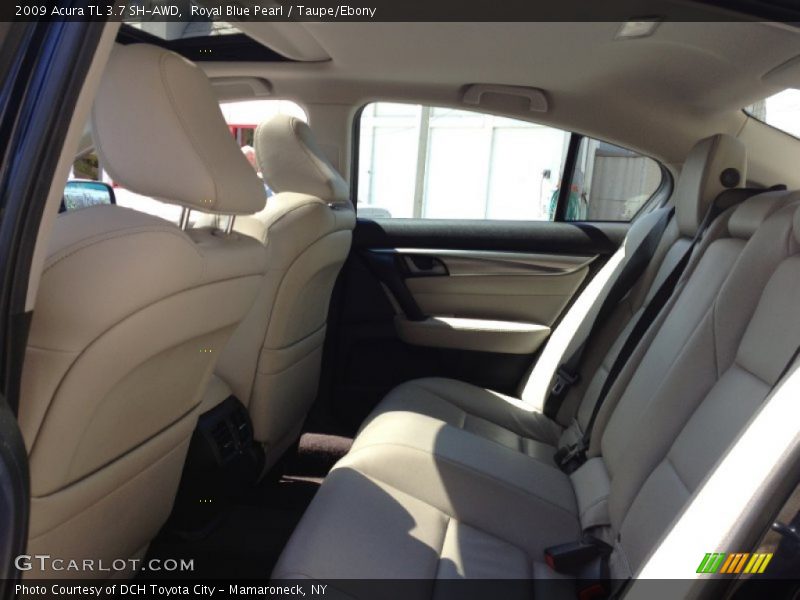 Royal Blue Pearl / Taupe/Ebony 2009 Acura TL 3.7 SH-AWD