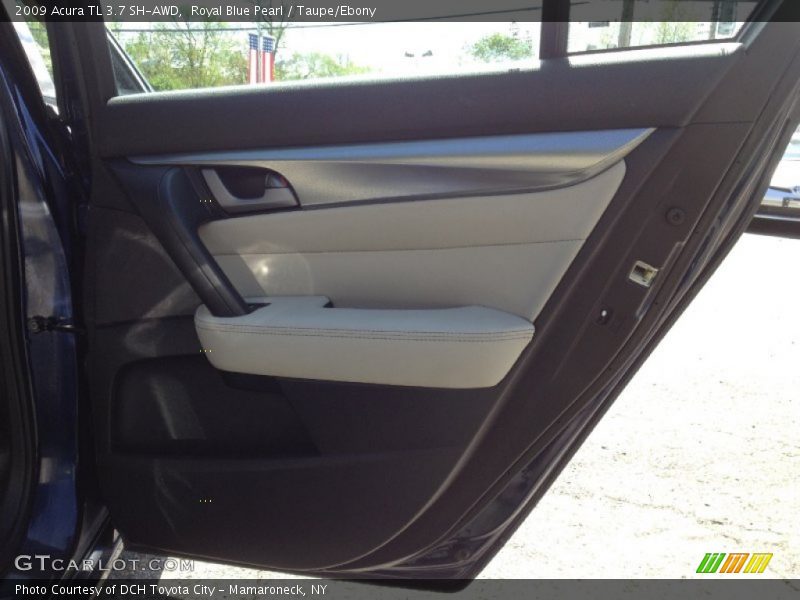 Royal Blue Pearl / Taupe/Ebony 2009 Acura TL 3.7 SH-AWD