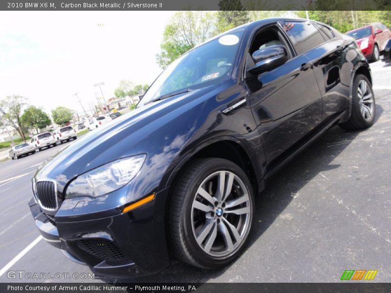 Carbon Black Metallic / Silverstone II 2010 BMW X6 M