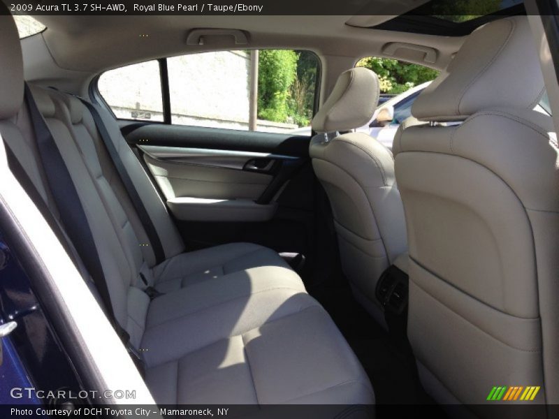 Royal Blue Pearl / Taupe/Ebony 2009 Acura TL 3.7 SH-AWD