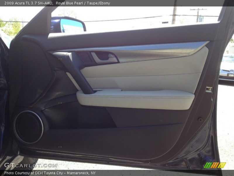 Royal Blue Pearl / Taupe/Ebony 2009 Acura TL 3.7 SH-AWD