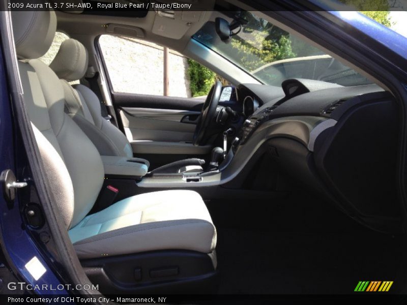 Royal Blue Pearl / Taupe/Ebony 2009 Acura TL 3.7 SH-AWD