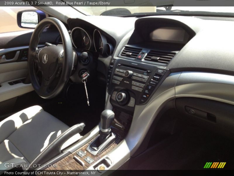 Royal Blue Pearl / Taupe/Ebony 2009 Acura TL 3.7 SH-AWD