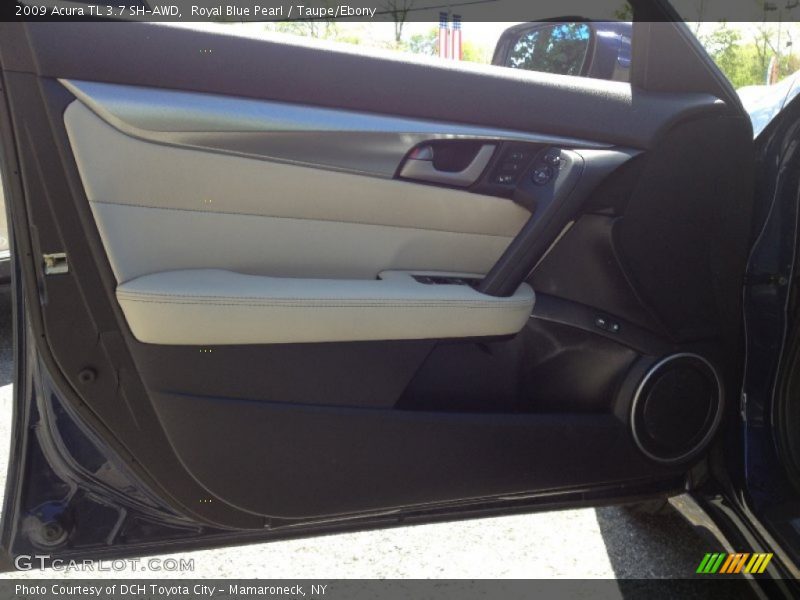 Royal Blue Pearl / Taupe/Ebony 2009 Acura TL 3.7 SH-AWD