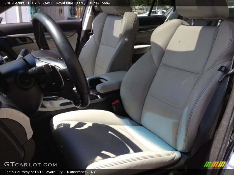 Royal Blue Pearl / Taupe/Ebony 2009 Acura TL 3.7 SH-AWD