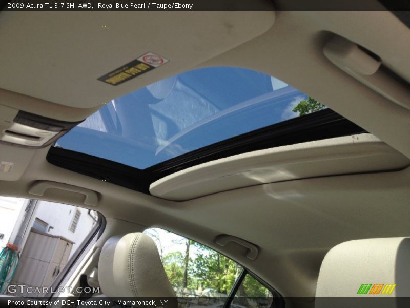 Royal Blue Pearl / Taupe/Ebony 2009 Acura TL 3.7 SH-AWD