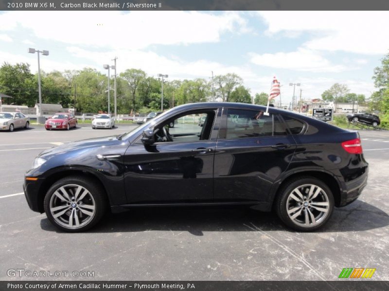Carbon Black Metallic / Silverstone II 2010 BMW X6 M