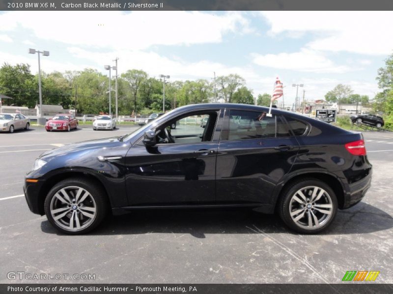 Carbon Black Metallic / Silverstone II 2010 BMW X6 M