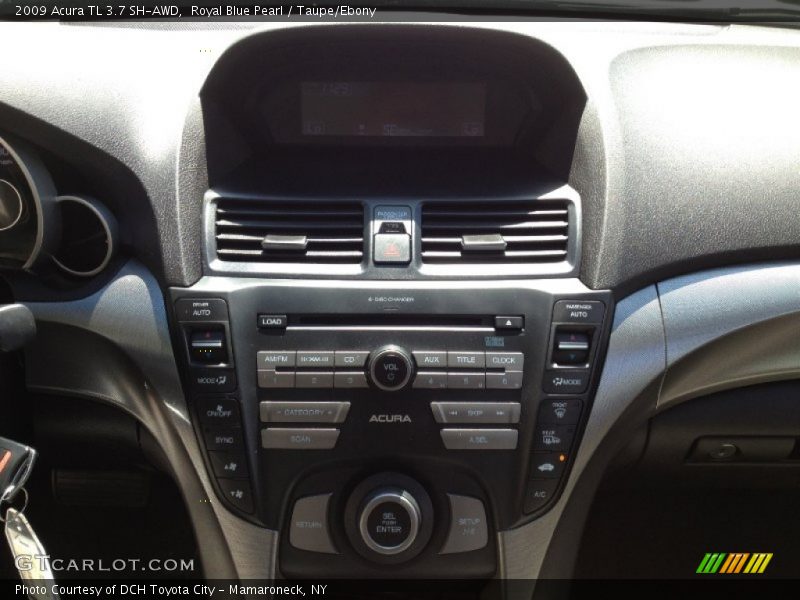 Royal Blue Pearl / Taupe/Ebony 2009 Acura TL 3.7 SH-AWD