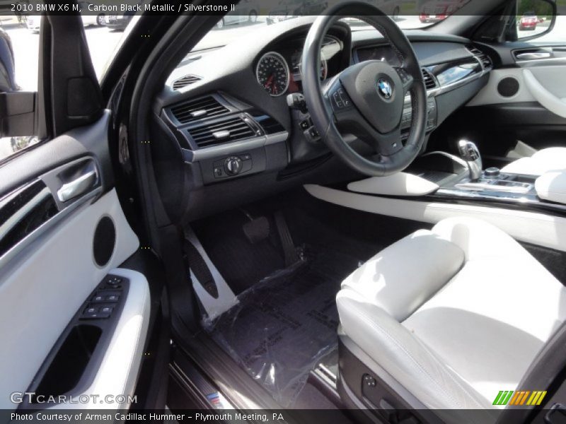 Carbon Black Metallic / Silverstone II 2010 BMW X6 M