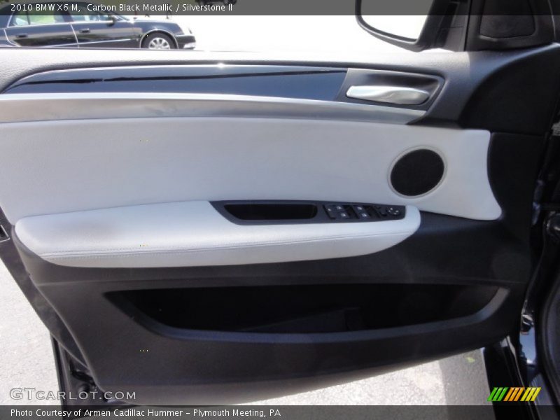 Carbon Black Metallic / Silverstone II 2010 BMW X6 M