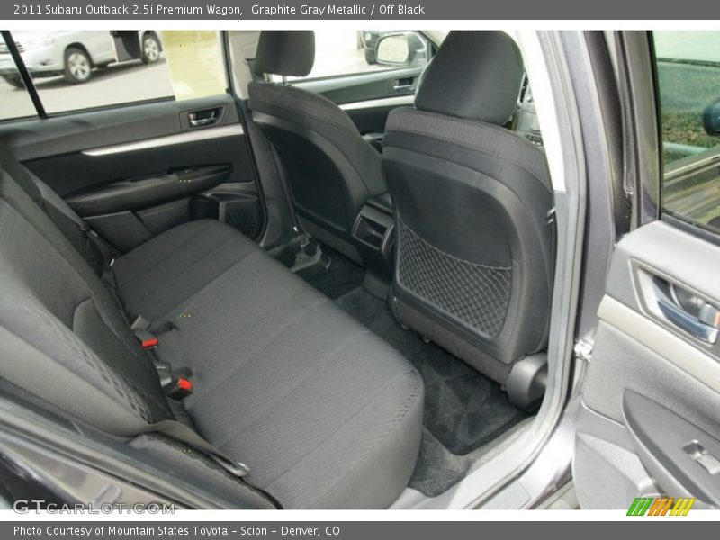 Graphite Gray Metallic / Off Black 2011 Subaru Outback 2.5i Premium Wagon