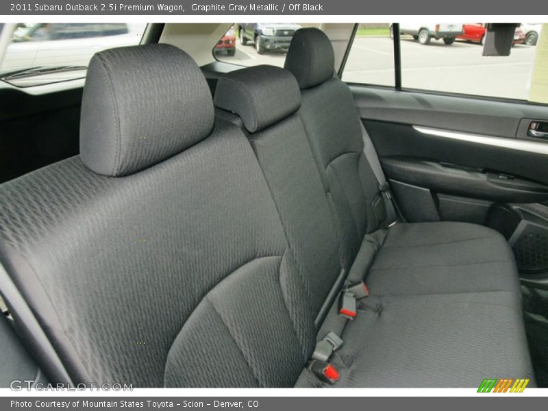 Graphite Gray Metallic / Off Black 2011 Subaru Outback 2.5i Premium Wagon