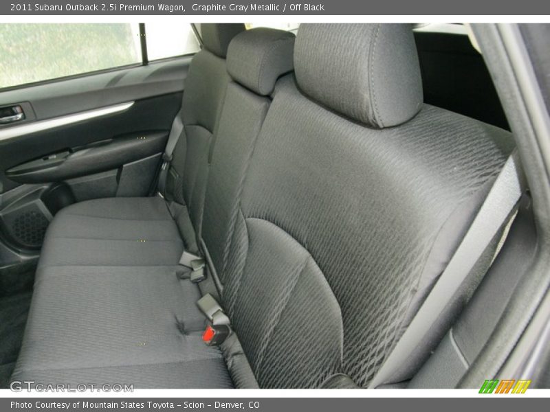 Graphite Gray Metallic / Off Black 2011 Subaru Outback 2.5i Premium Wagon