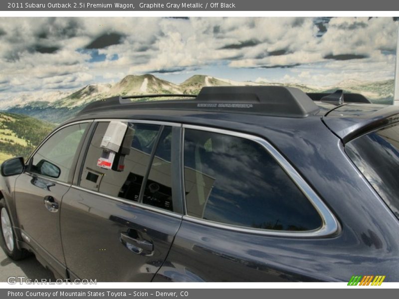 Graphite Gray Metallic / Off Black 2011 Subaru Outback 2.5i Premium Wagon
