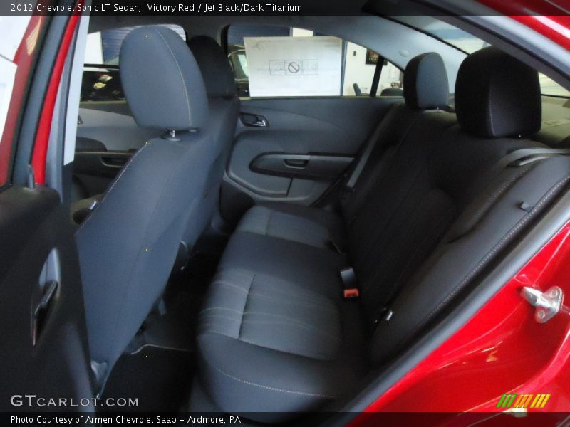 Victory Red / Jet Black/Dark Titanium 2012 Chevrolet Sonic LT Sedan