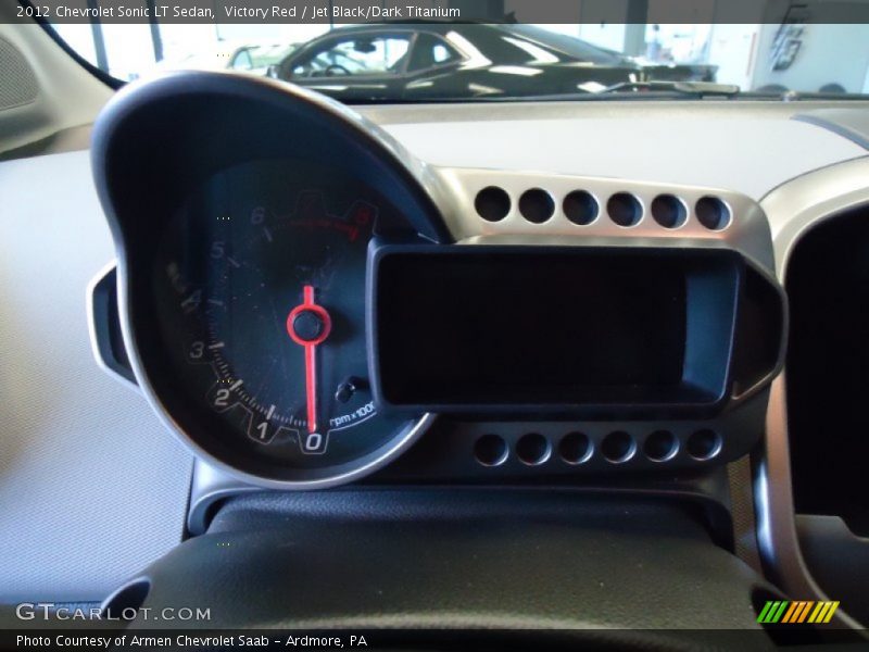 Victory Red / Jet Black/Dark Titanium 2012 Chevrolet Sonic LT Sedan