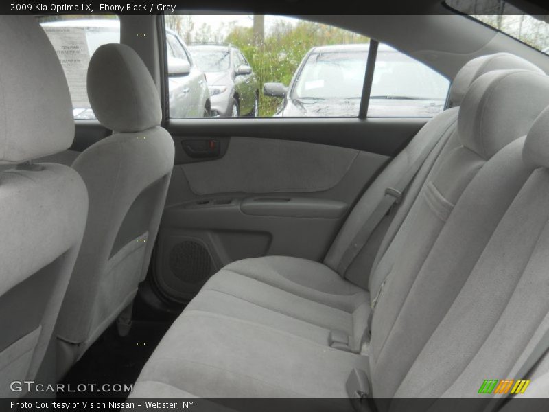Ebony Black / Gray 2009 Kia Optima LX
