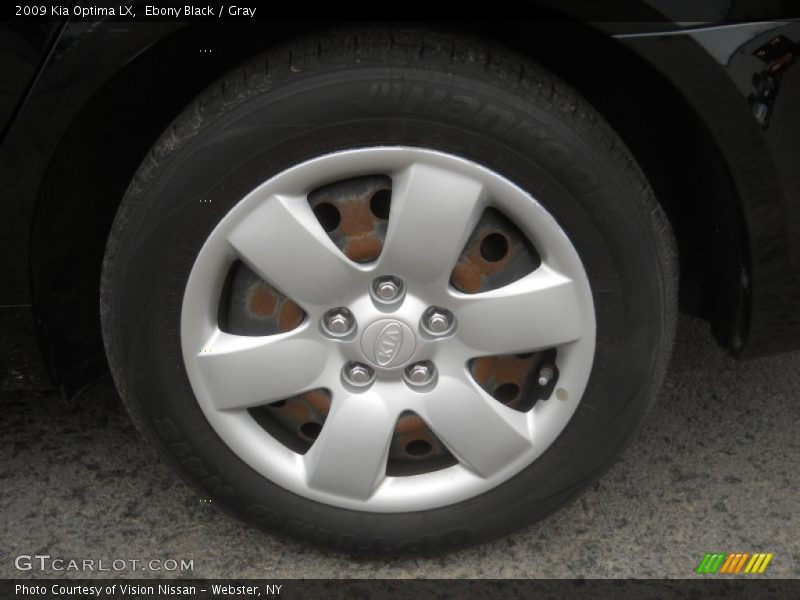 Ebony Black / Gray 2009 Kia Optima LX