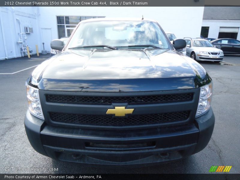 Black / Dark Titanium 2012 Chevrolet Silverado 1500 Work Truck Crew Cab 4x4
