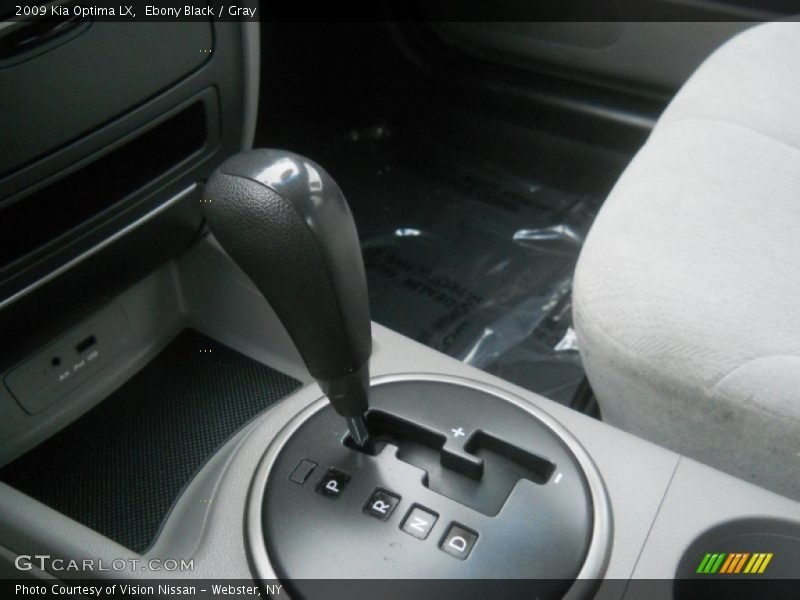 Ebony Black / Gray 2009 Kia Optima LX