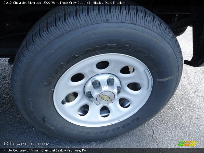 Black / Dark Titanium 2012 Chevrolet Silverado 1500 Work Truck Crew Cab 4x4