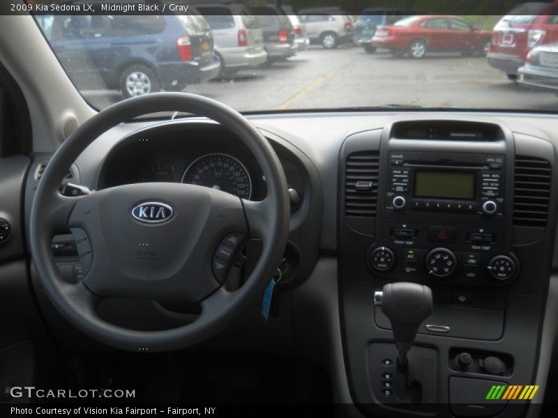 Midnight Black / Gray 2009 Kia Sedona LX