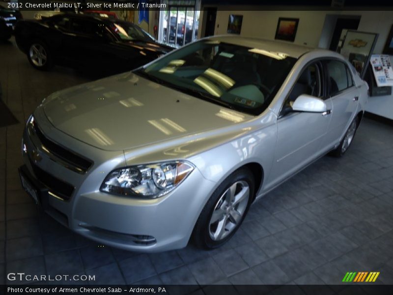 Silver Ice Metallic / Titanium 2012 Chevrolet Malibu LT