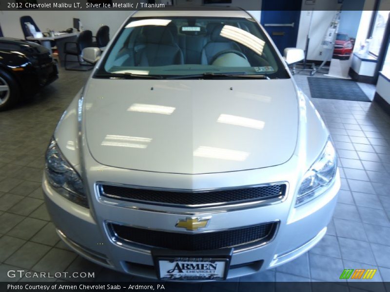 Silver Ice Metallic / Titanium 2012 Chevrolet Malibu LT