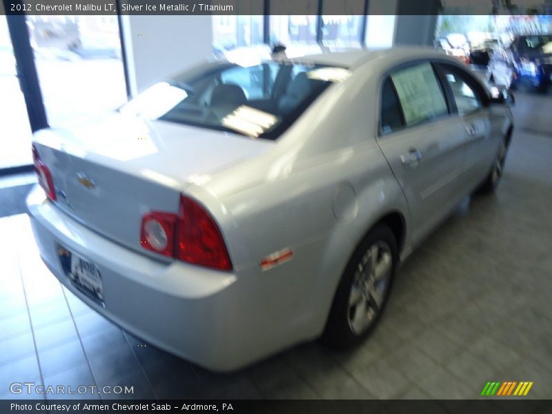 Silver Ice Metallic / Titanium 2012 Chevrolet Malibu LT