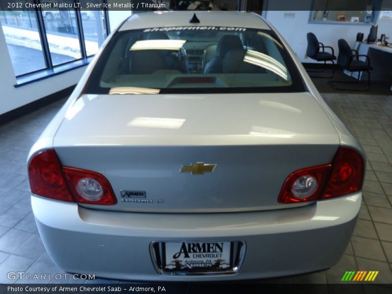 Silver Ice Metallic / Titanium 2012 Chevrolet Malibu LT