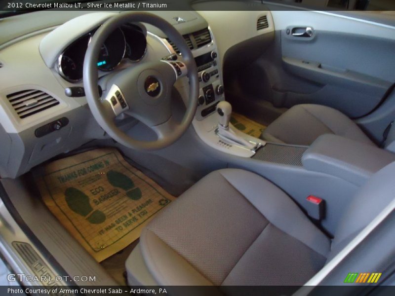 Silver Ice Metallic / Titanium 2012 Chevrolet Malibu LT
