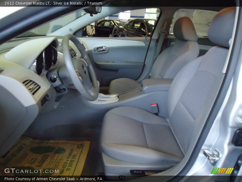 Silver Ice Metallic / Titanium 2012 Chevrolet Malibu LT