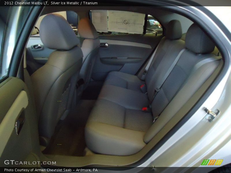 Silver Ice Metallic / Titanium 2012 Chevrolet Malibu LT