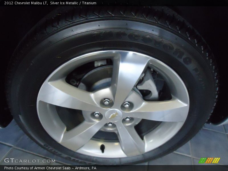 Silver Ice Metallic / Titanium 2012 Chevrolet Malibu LT
