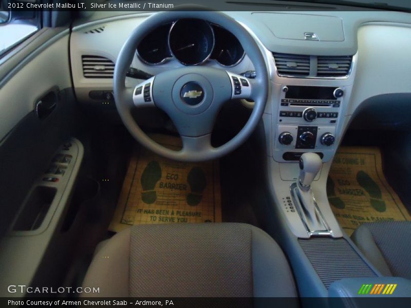 Silver Ice Metallic / Titanium 2012 Chevrolet Malibu LT