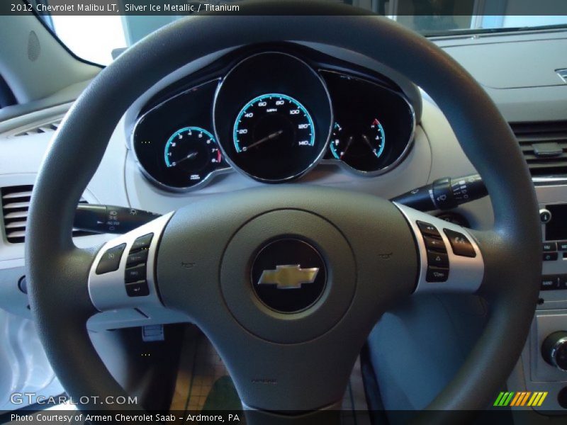 Silver Ice Metallic / Titanium 2012 Chevrolet Malibu LT