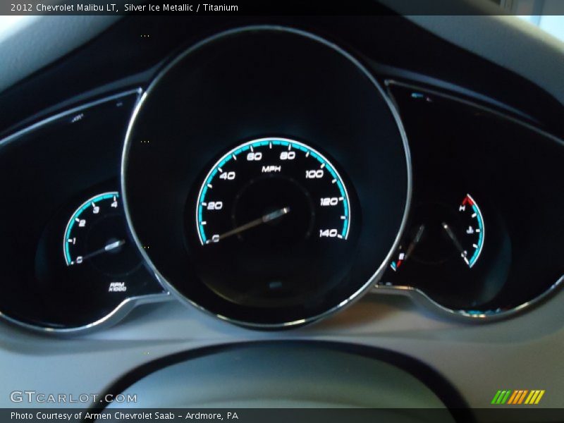 Silver Ice Metallic / Titanium 2012 Chevrolet Malibu LT