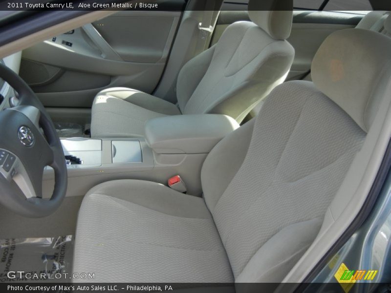 Aloe Green Metallic / Bisque 2011 Toyota Camry LE